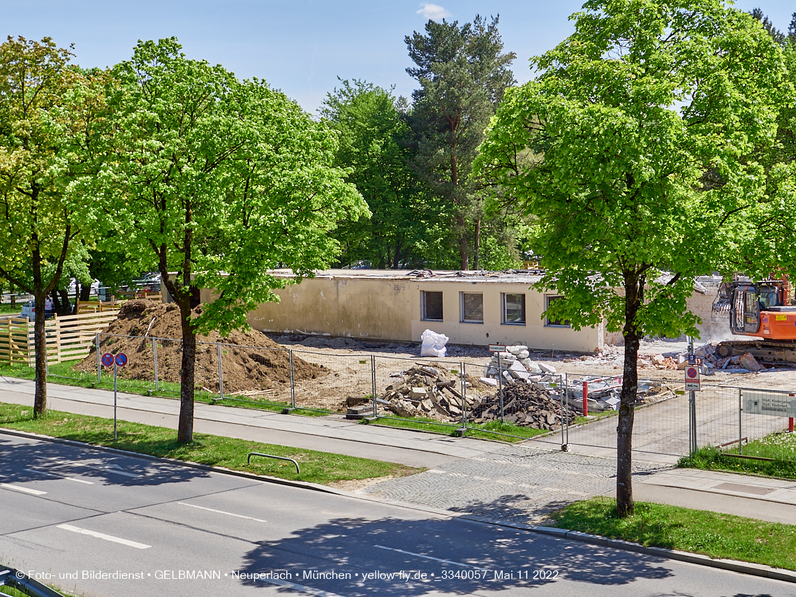11.05.2022 - Baustelle am Haus für Kinder in Neuperlach